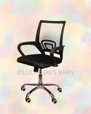 Black Compact Ergonomic Chair | Firm Support With a Soft Landing Seat