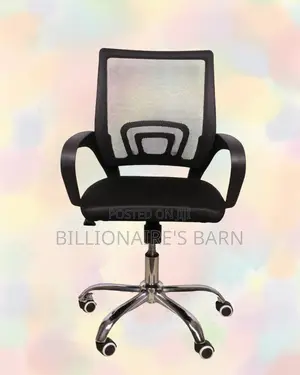 Black Compact Ergonomic Chair | Firm Support With a Soft Landing Seat