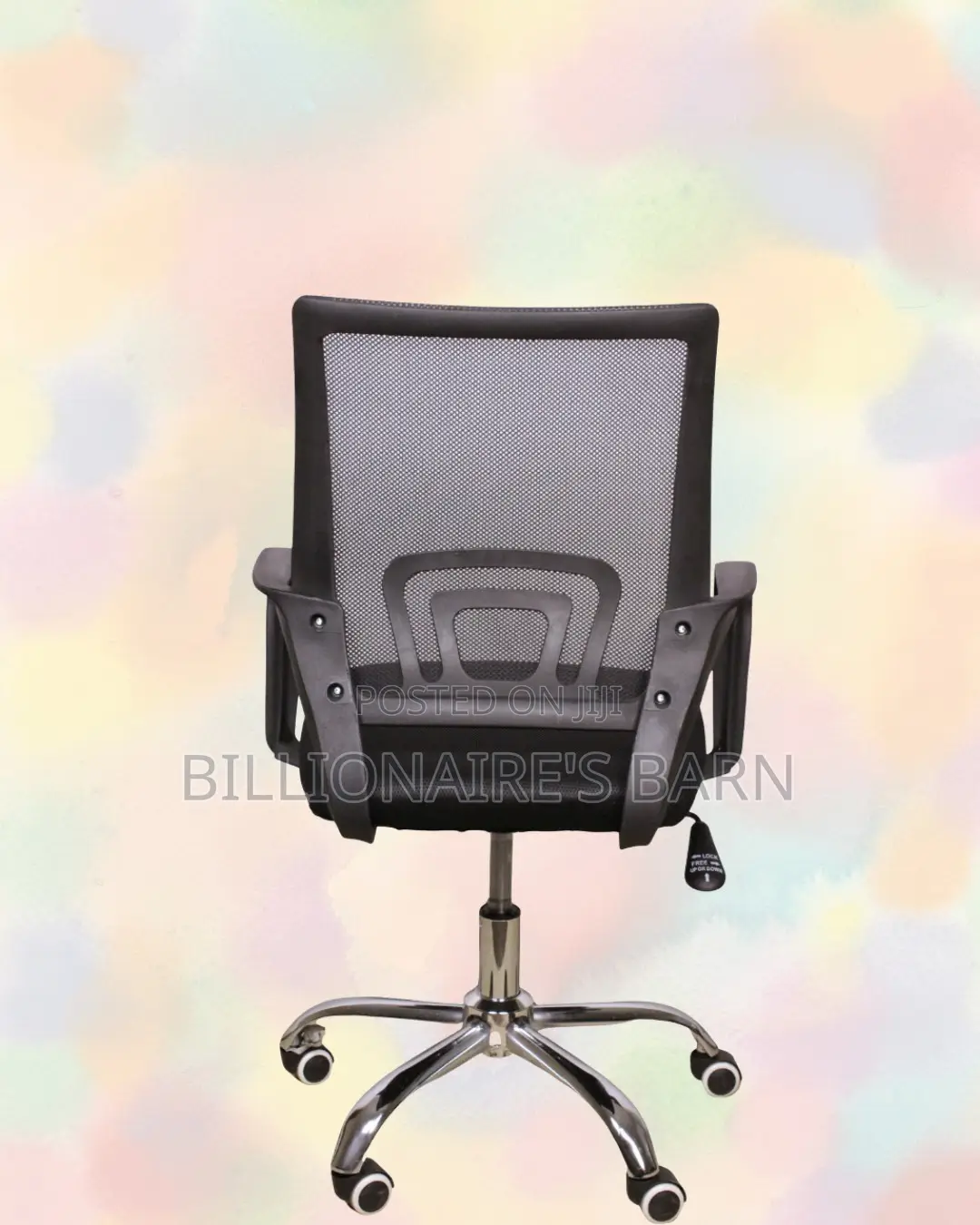 Black Compact Ergonomic Chair | Firm Support With a Soft Landing Seat