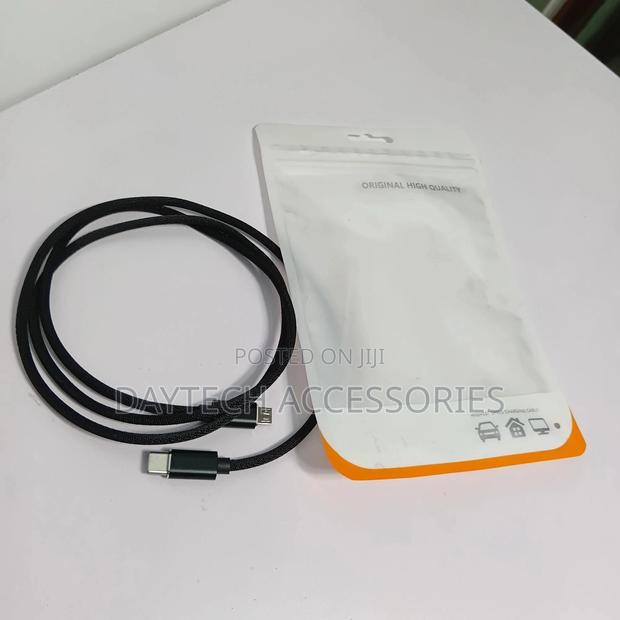 Usb-C to Micro Usb Cable Black 50cm - main view