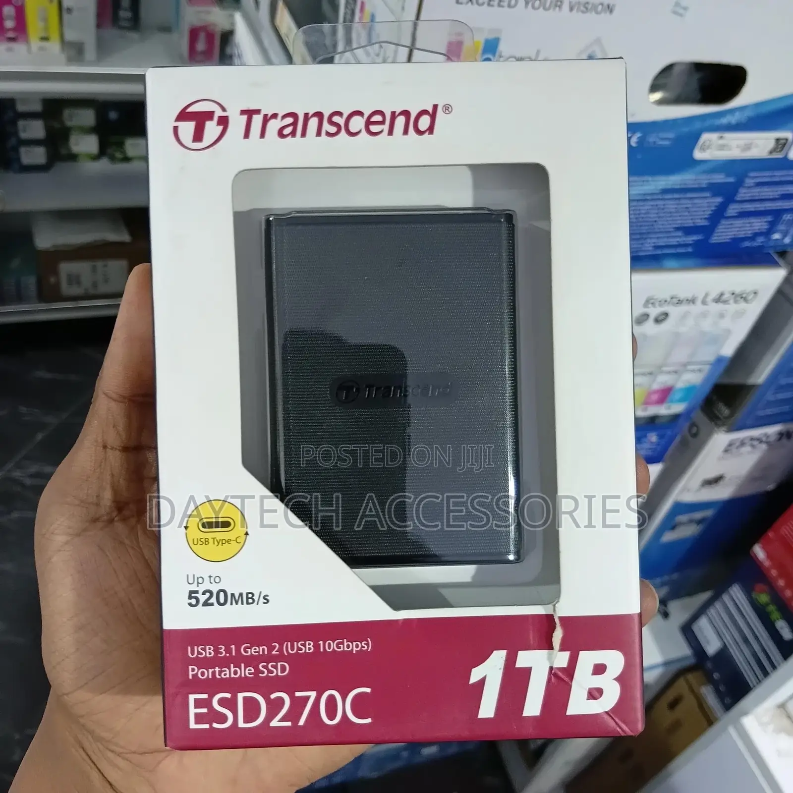 This Is a Transcend Esd270c 1tb Portable Ssd.