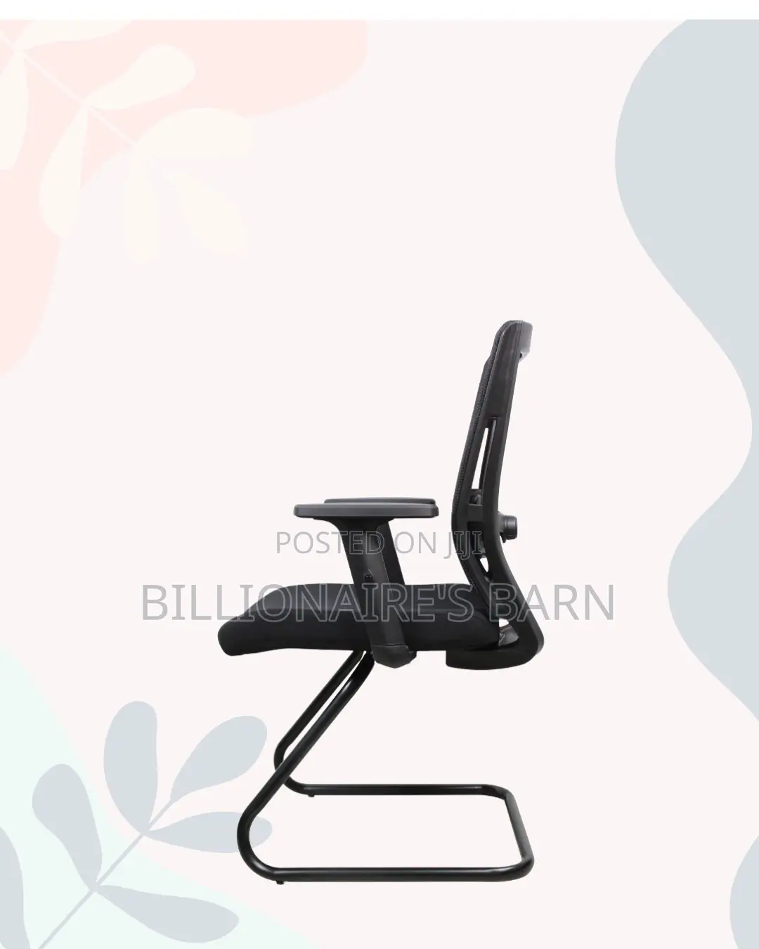 Black Visitor Chair | Firm Support With a Soft Landing Seat |