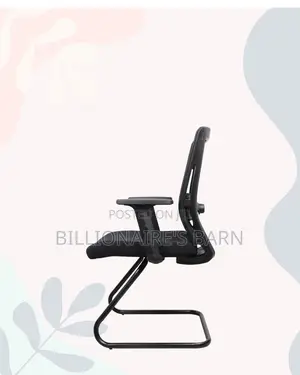 Black Visitor Chair | Firm Support With a Soft Landing Seat |