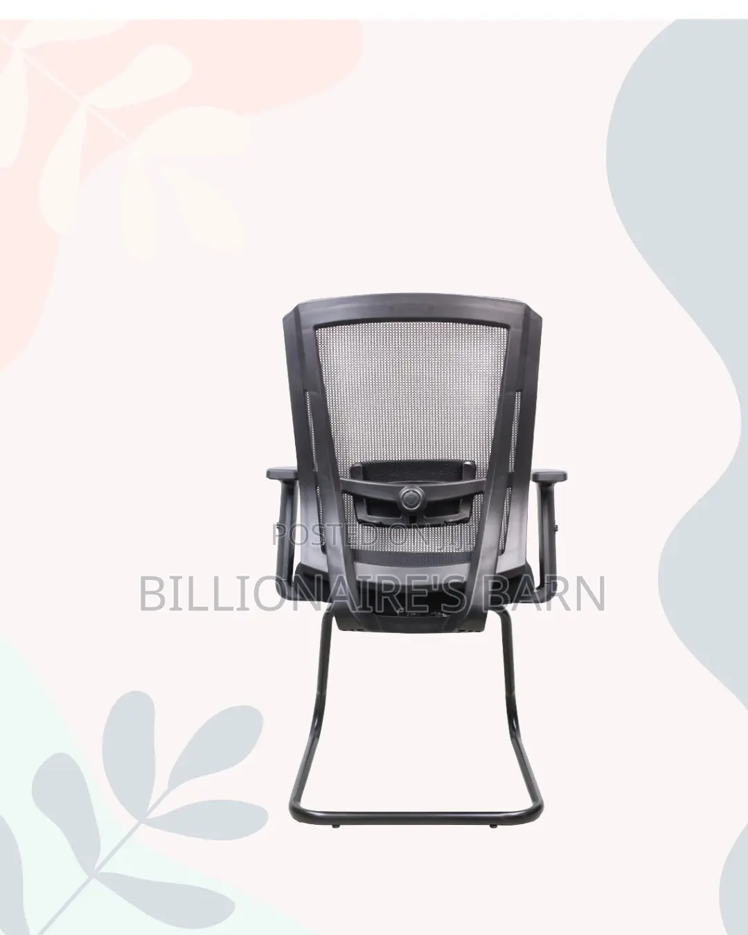 Black Visitor Chair | Firm Support With a Soft Landing Seat |