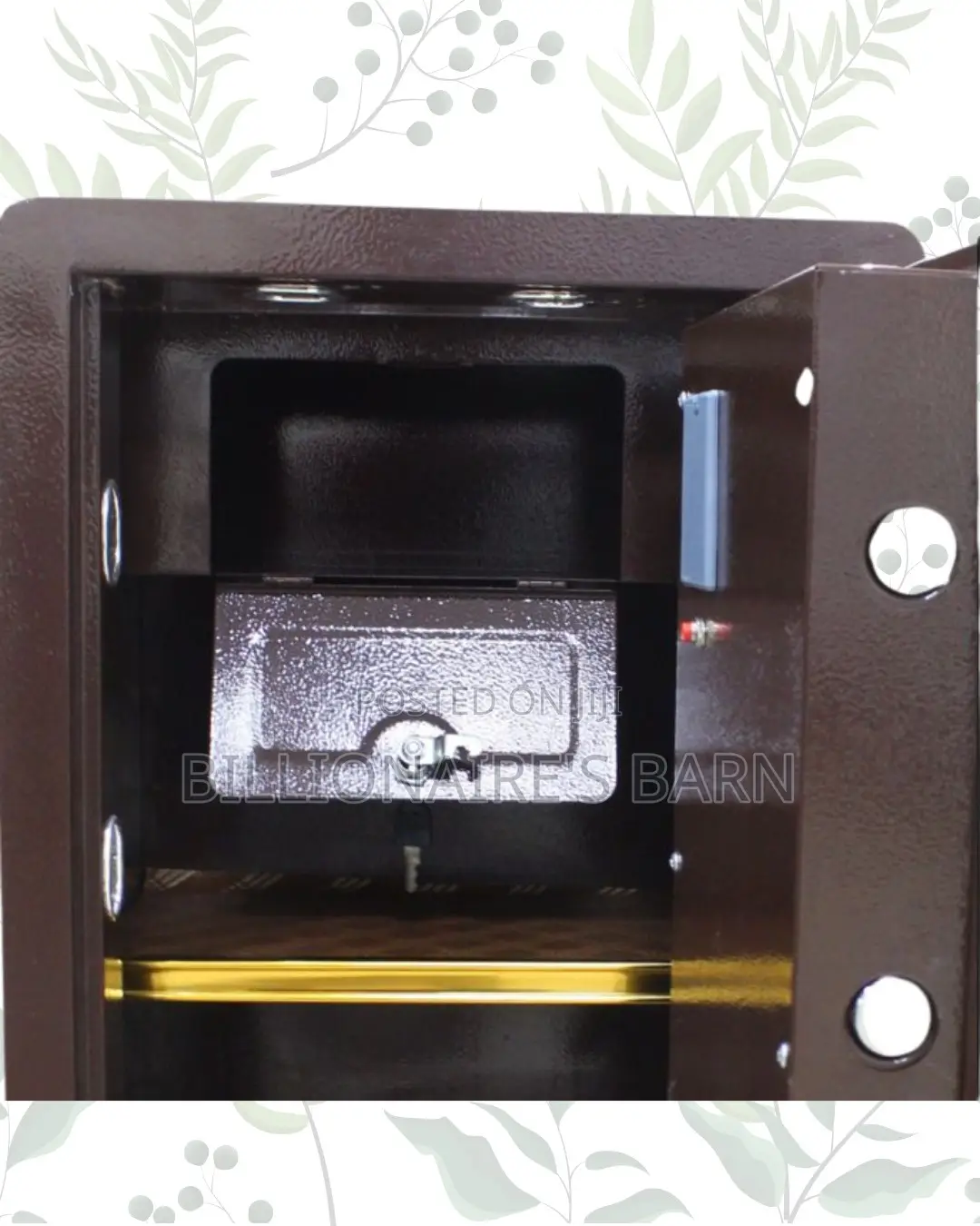 60kg Biometric Safe Box | Quick Locking System For Daily Business Need