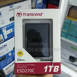 This Is a Transcend Esd270c 1tb Portable Solid-State Drive (Ssd).