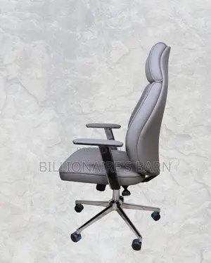 Grey Executive Office Chair | Boardroom-Ready Style Without the Drama