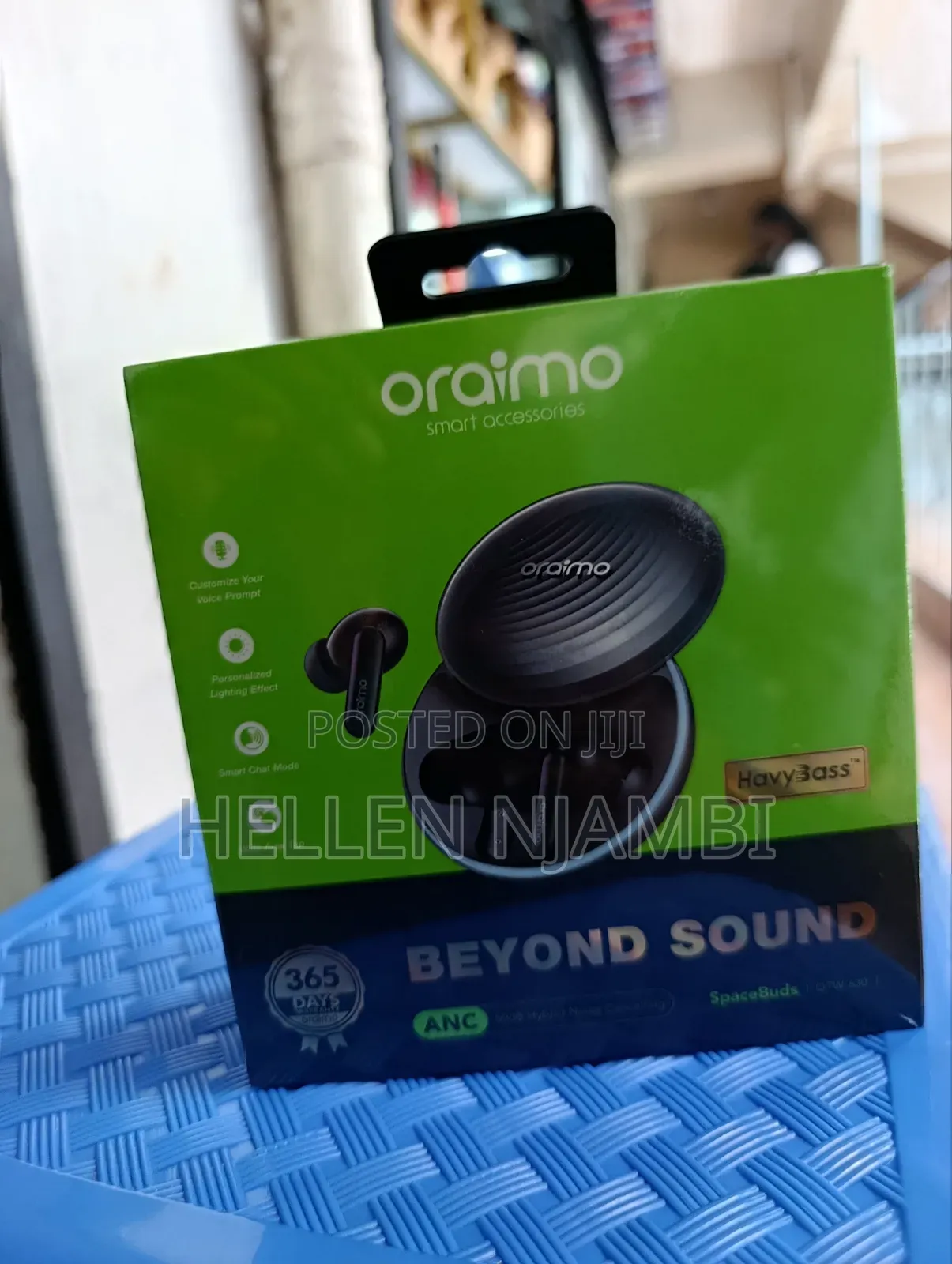 Oraimo Otw-630 Spacebuds Wireless Earbuds - Black