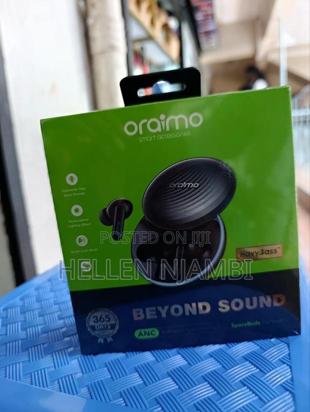 Oraimo Otw-630 Spacebuds Wireless Earbuds - Black - main view
