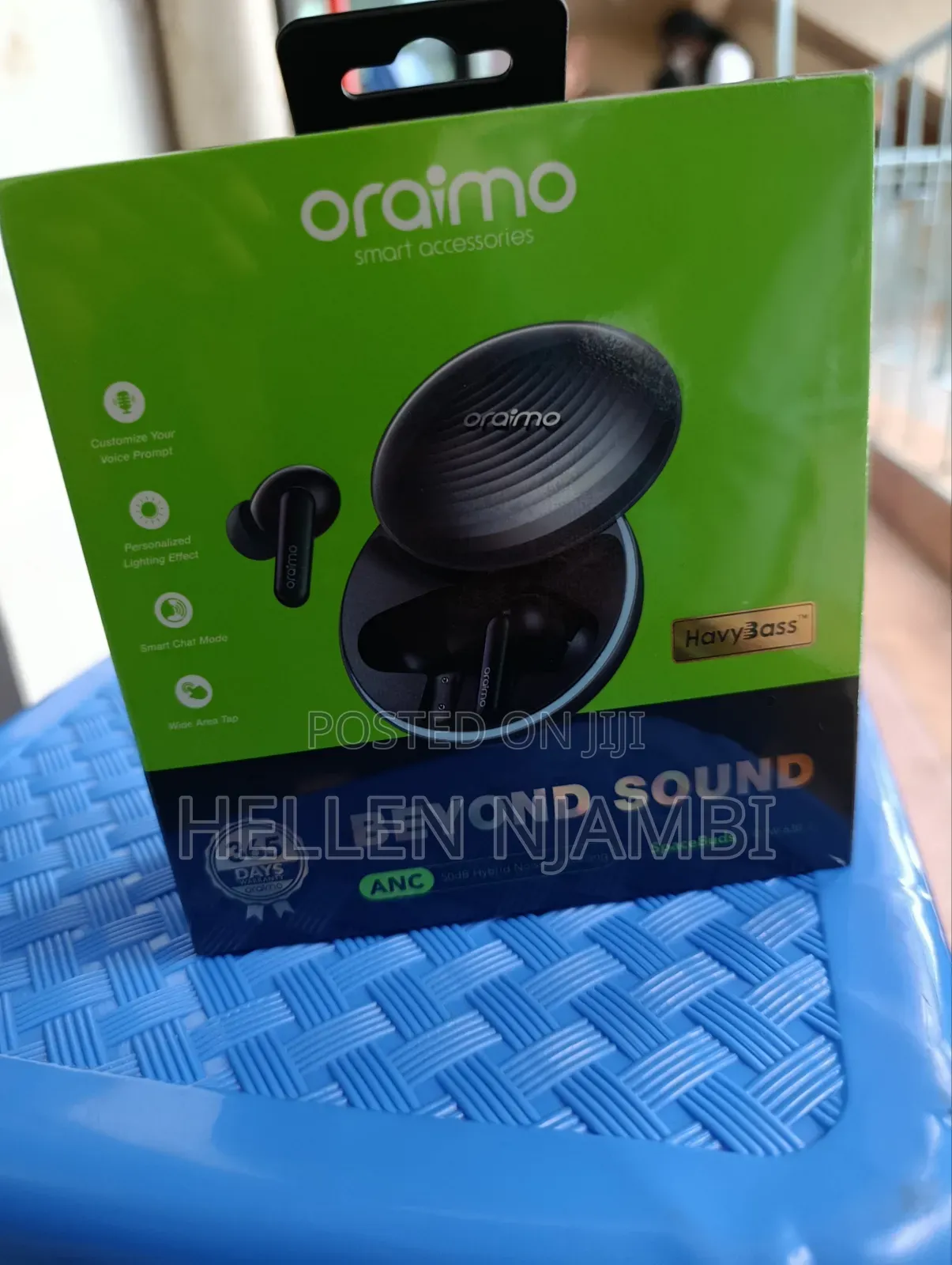 Oraimo Otw-630 Spacebuds Wireless Earbuds - Black