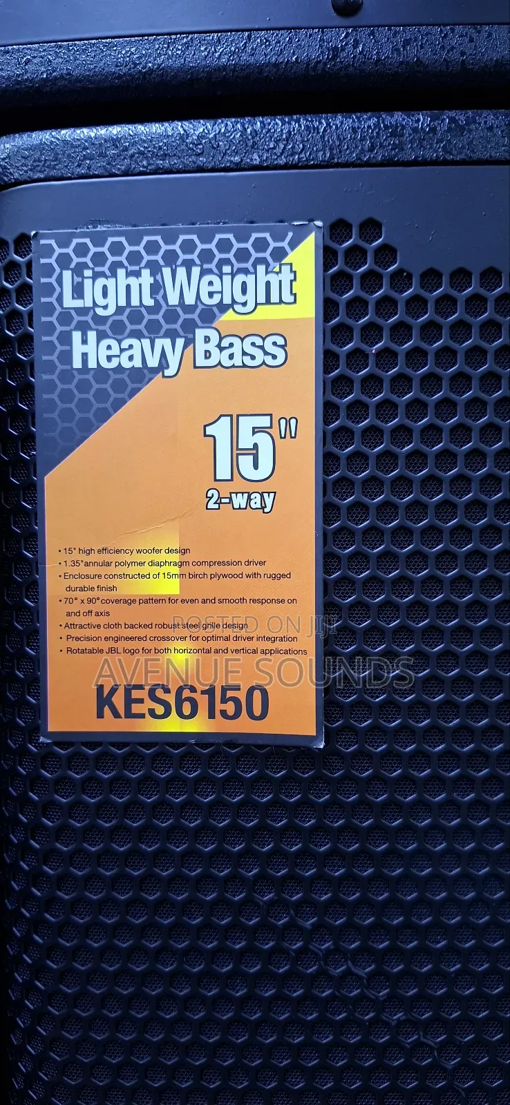 JBL Kes6150 Midrange Heavy Bass Speaker