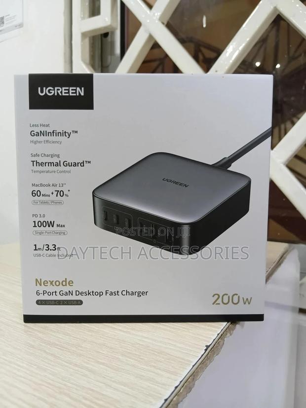 Ugreen Gan 200w Desktop Charger (6-Port) – Cd271 - thumbnail 2