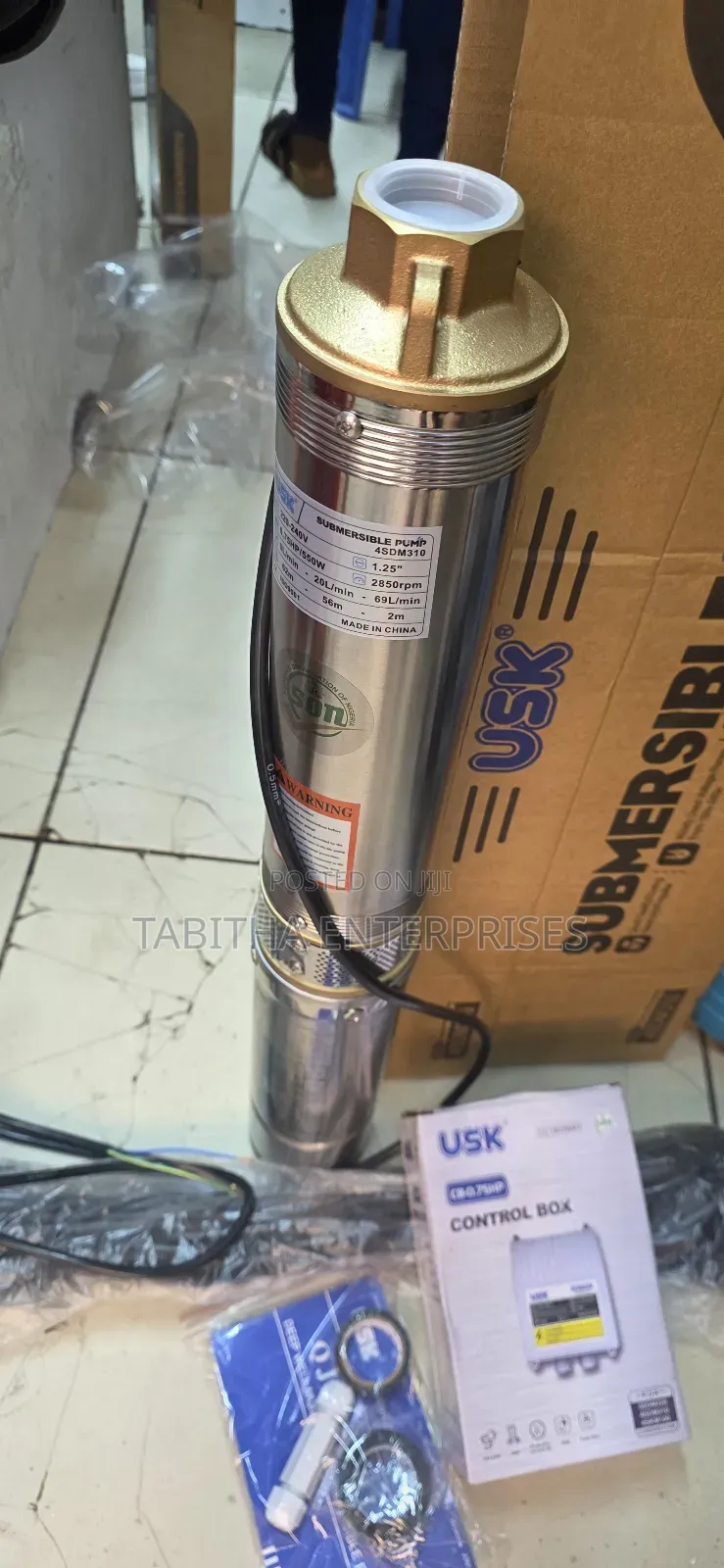 Submersible Water Pump 0.75hp