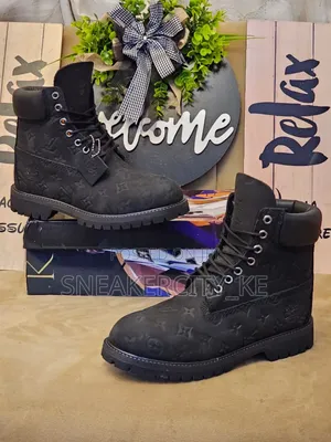 Lv Timberland Boots Black