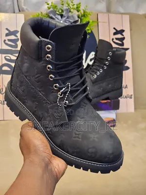 Lv Timberland Boots Black