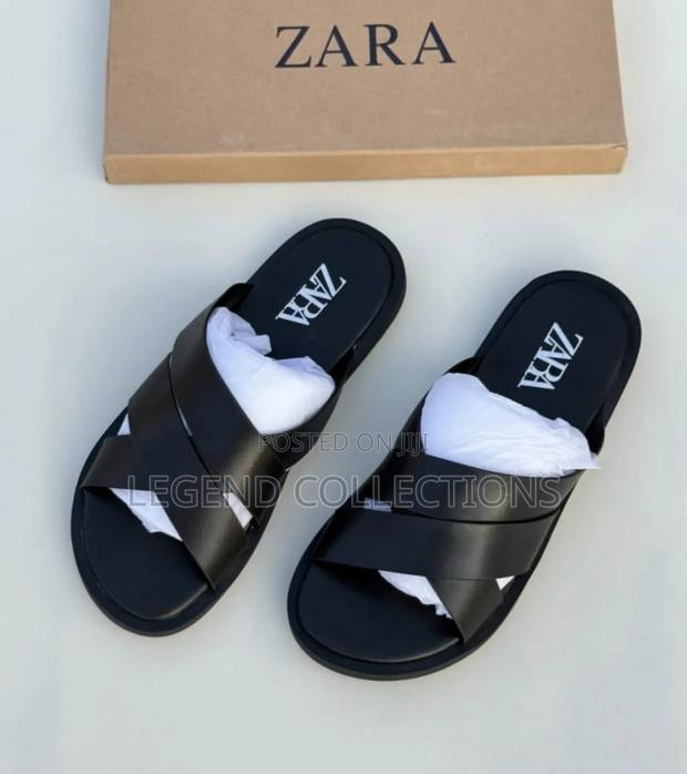 Zara Leather Sandals (Size 40-45) - thumbnail 3