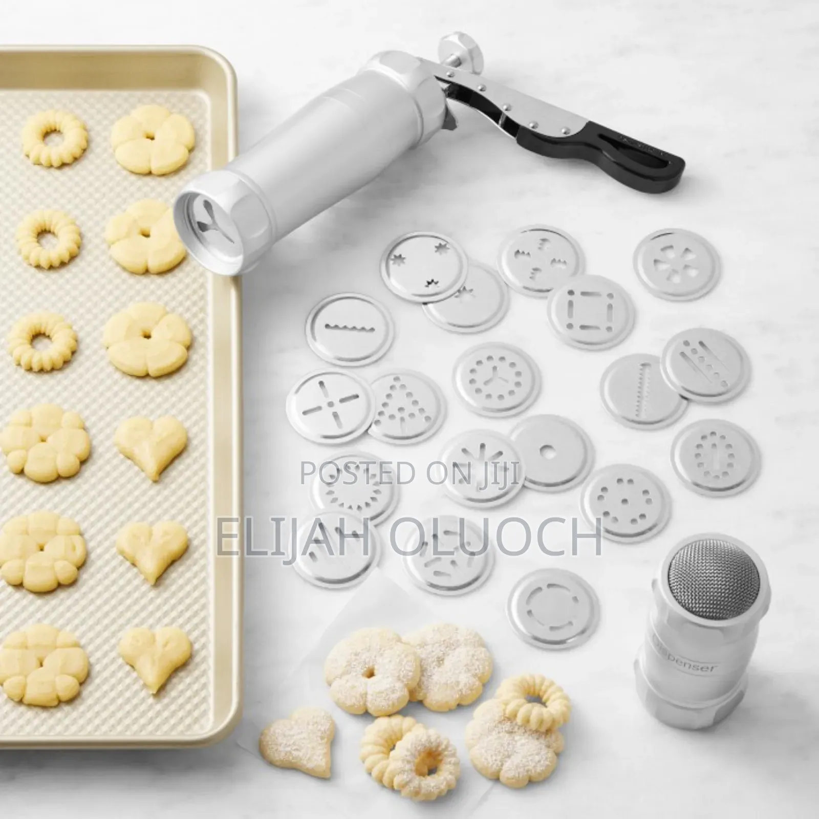 Stainless Steel 24 Option Cookie or Biscuit Press