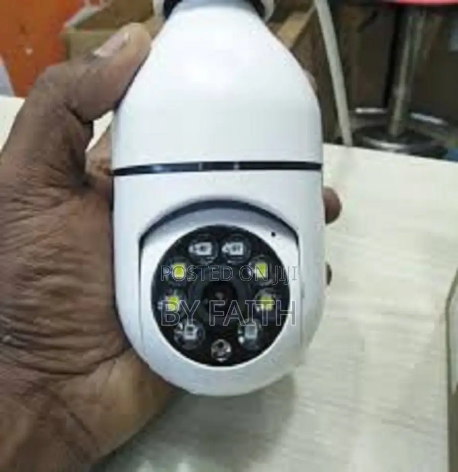 380° Wifi Panorama CCTV Bulb Camera With Night Vision