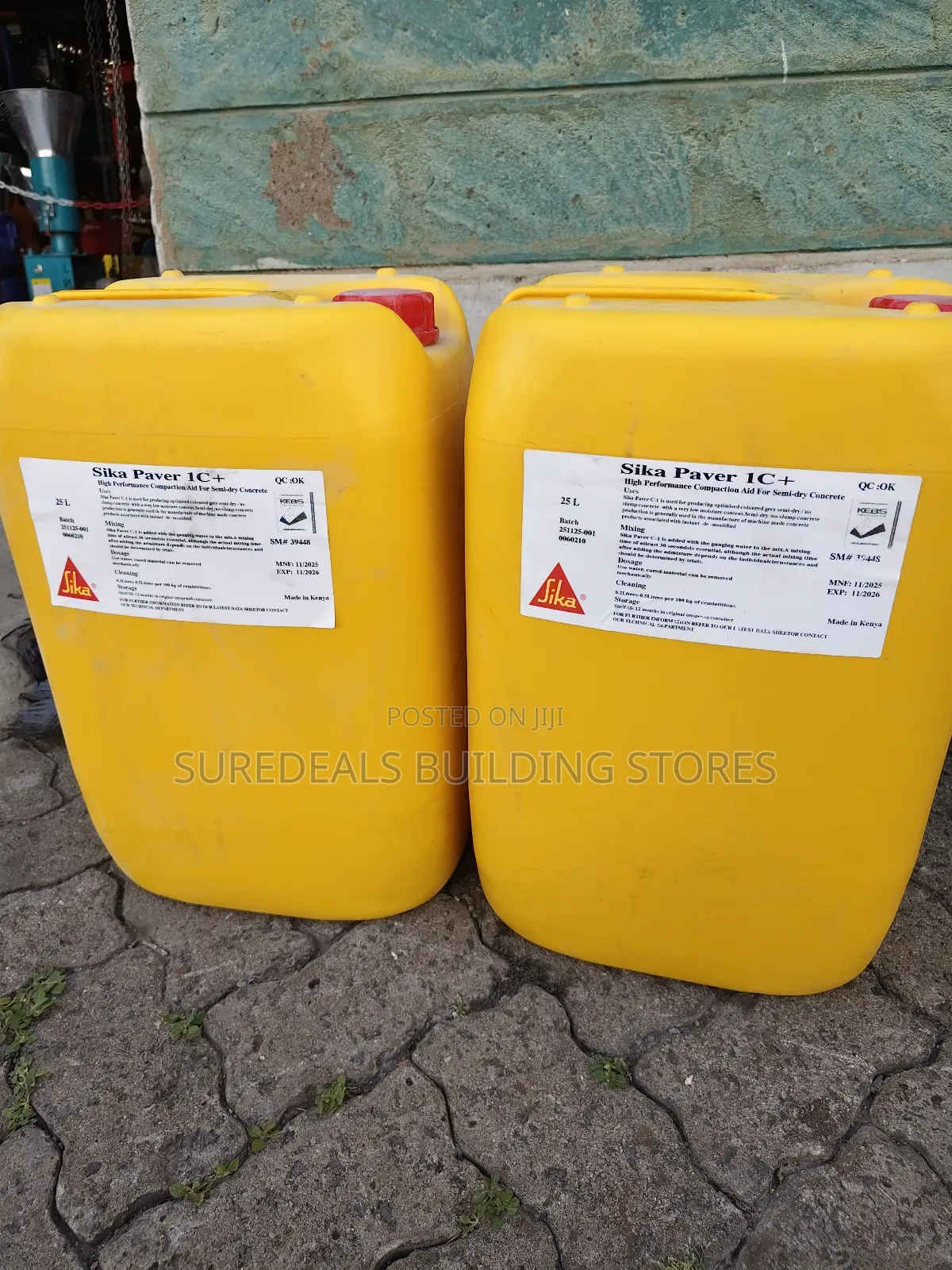 Sika Paver 1c+ Admixture.