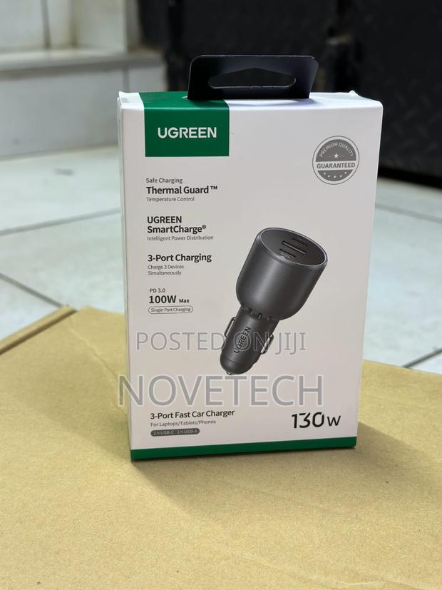 Ugreen 130w Type C Car Fast Charger - Ec705