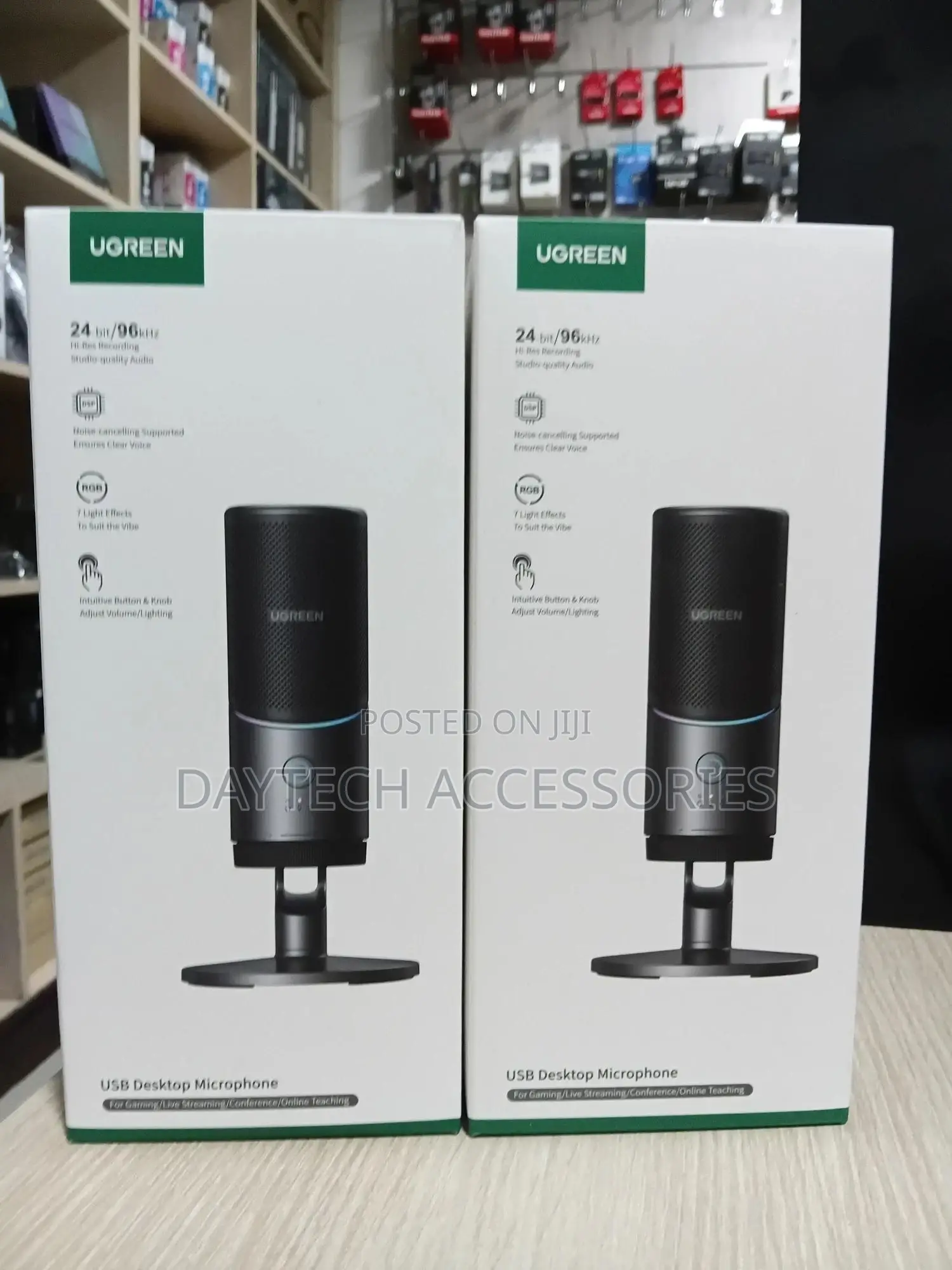 This Is a Ugreen Usb Desktop Microphone (Model Cm769)