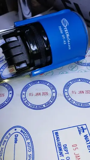 Customized Self Inking Rubber Stamp With Adjustable Dates