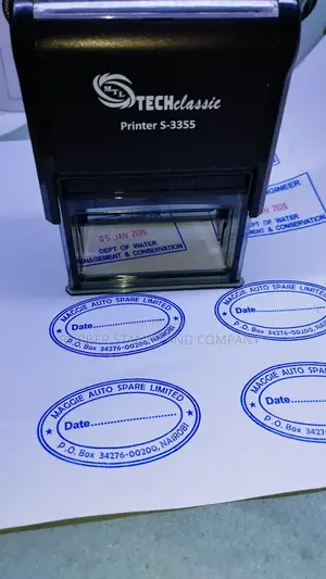 Customized Self Inking Rubber Stamp With Adjustable Dates