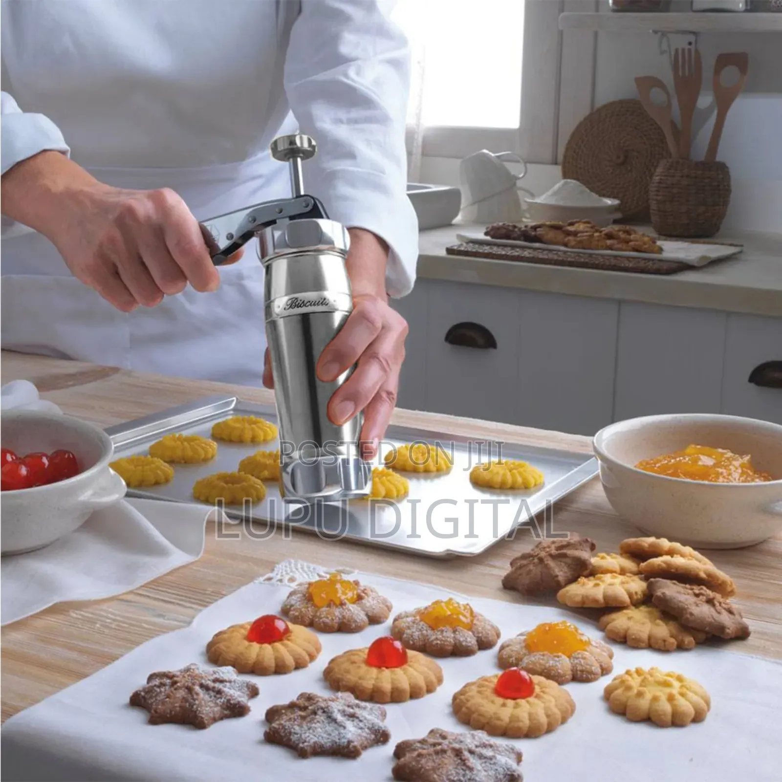 Stainless Steel 24 Option Cookie or Biscuit Press