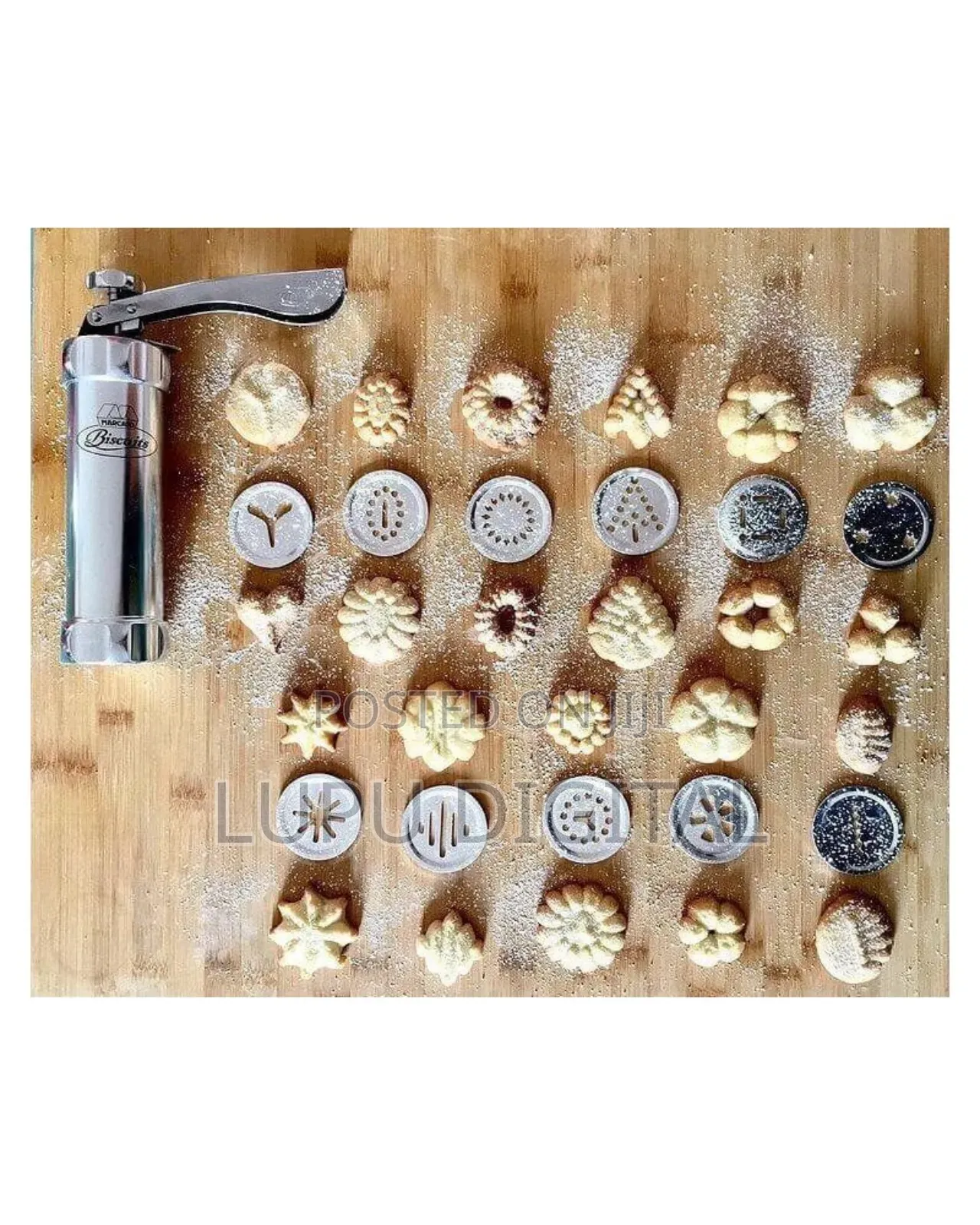 Stainless Steel 24 Option Cookie or Biscuit Press