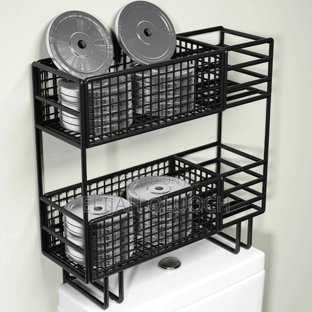 *Double Layer Over the Toilet Rack/Shelf Bathroom - thumbnail 3