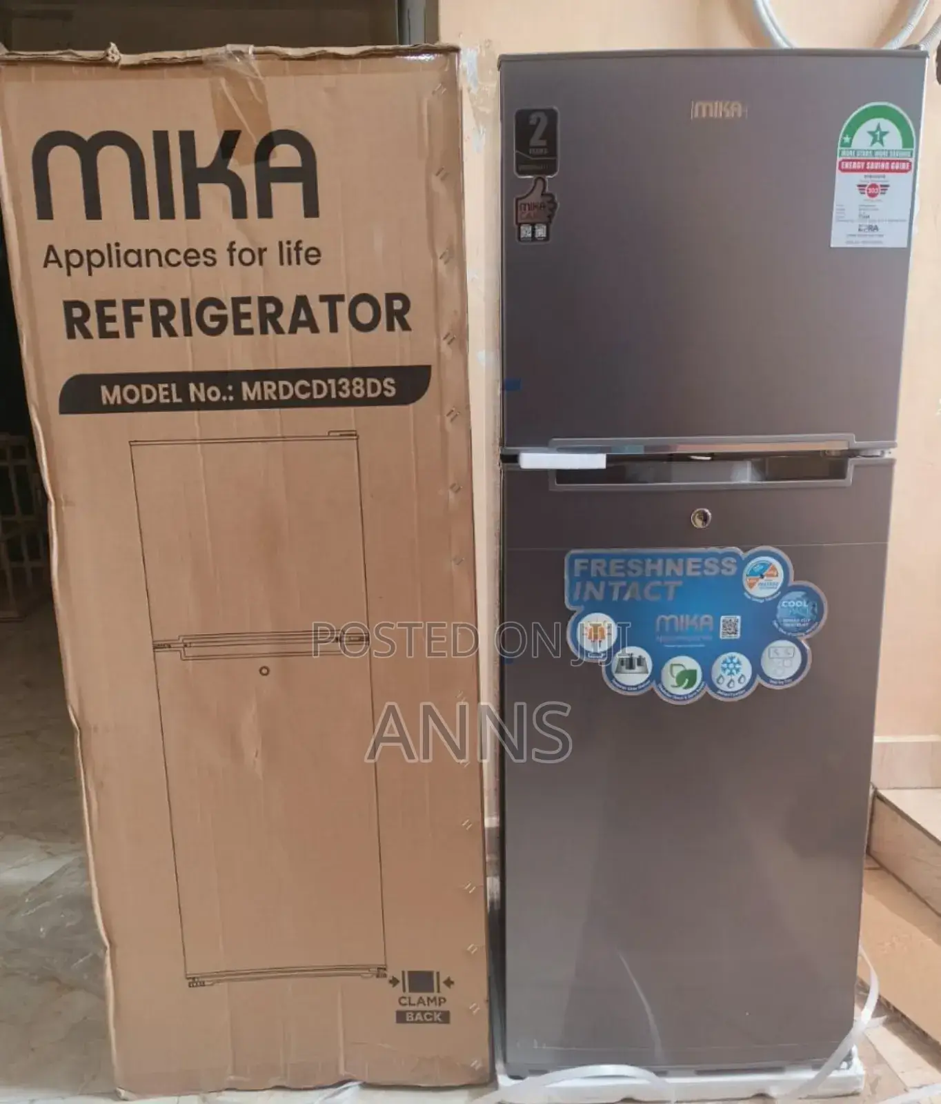 Mika 138litres Fridge