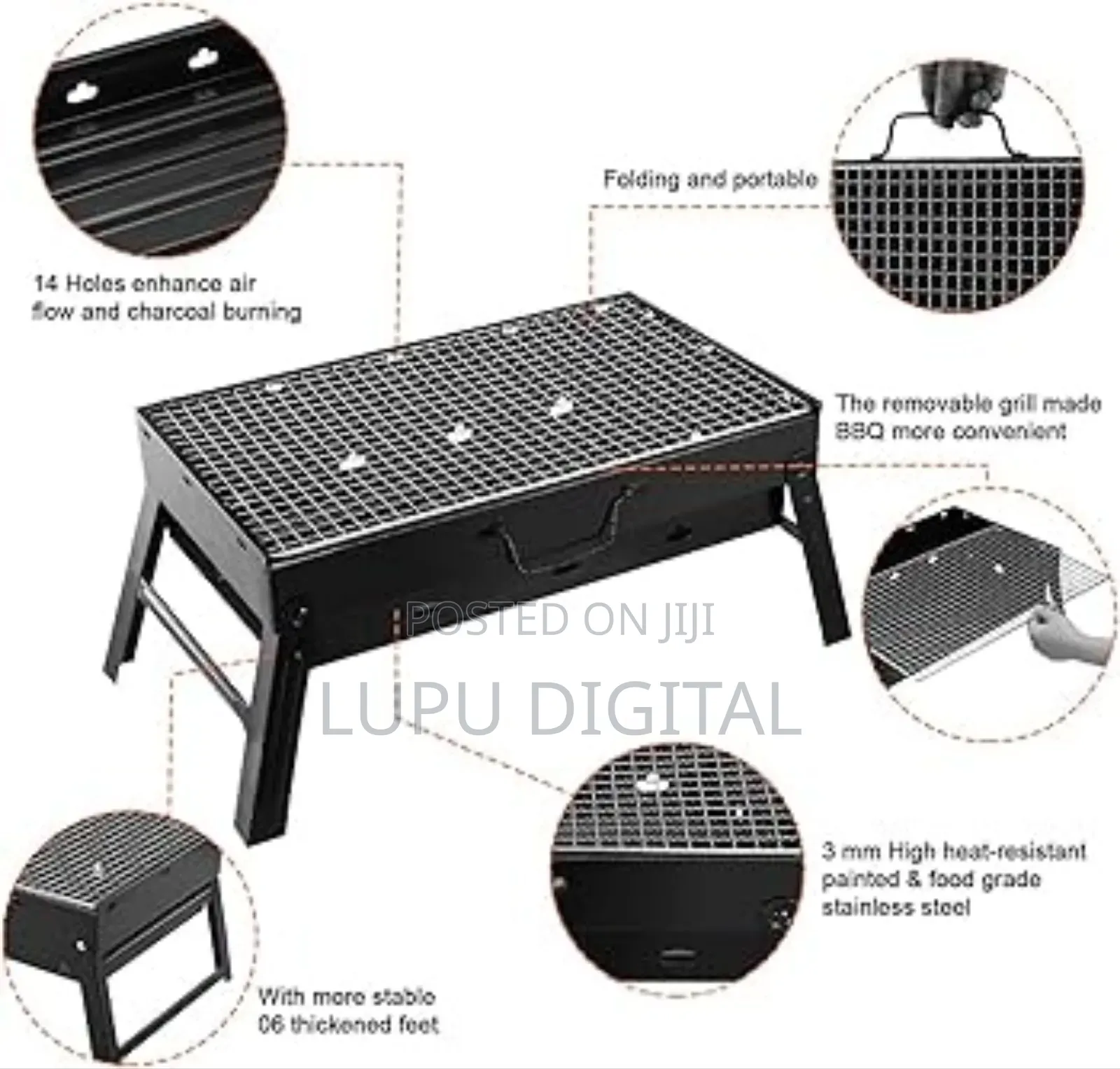 Size 35cm*27cm *19.5cm Charcoal Grill