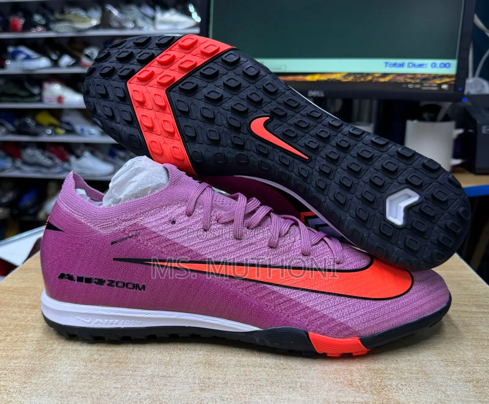 Nike Air Zoom / Mercurial Vapor 16 Elite Fg Soccer Cleats Size 46-48