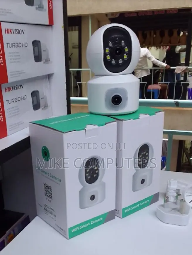 Smart V380 Pro Wifi Smart Camera- Indoor Wifi CCTV With 2 Camera