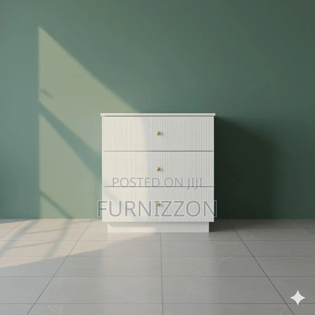 Wooden Chest With 3 Spacious Drawers