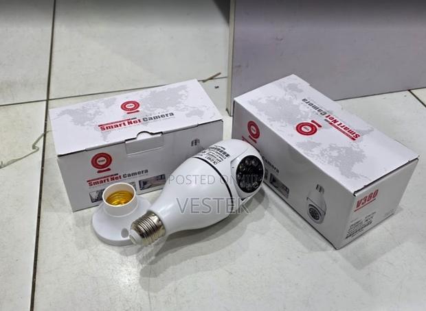 Quality Bulb PTZ Camera V380 Pro Rotating Wifi Camera