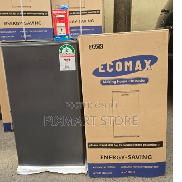 Ecomax 90 Litre Single Door Refrigerator Free Guard Dark Silver - main view
