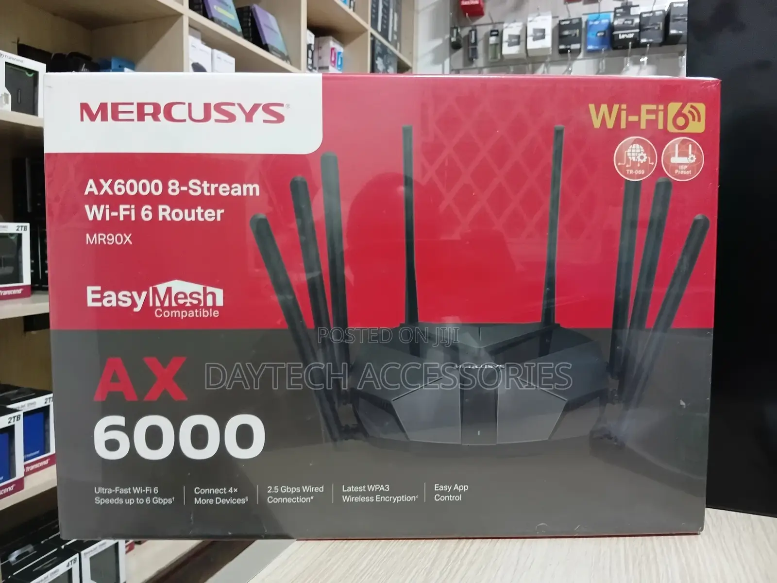 Tp-Link Mr90x Ax6000 Dual-Band Wi-Fi 6 Router.