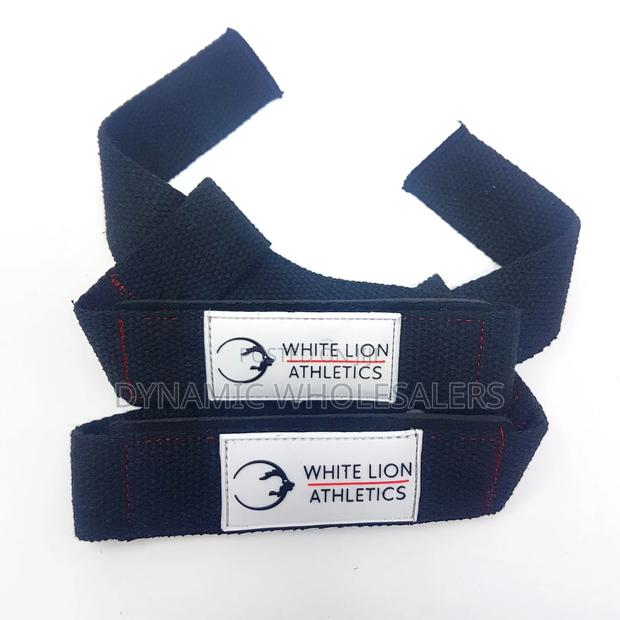 Heavy Duty Weightlifting Wrist Straps With Sponge Padding - main view