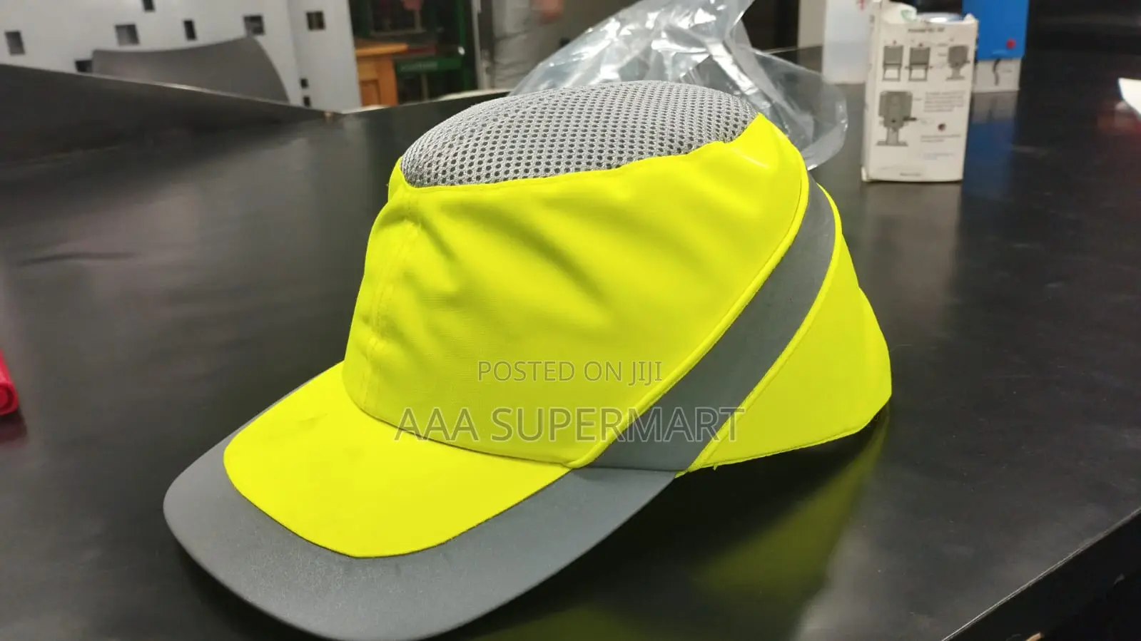 Vaultex Bump Cap Yellow Reflective Strip
