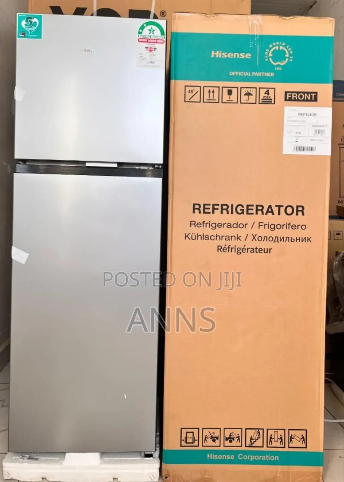 Hisense 255litres Fridge