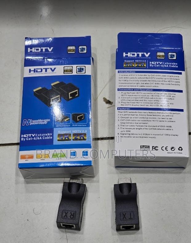 30m Hdmi Extender Pair Over Ethernet Cable - main view