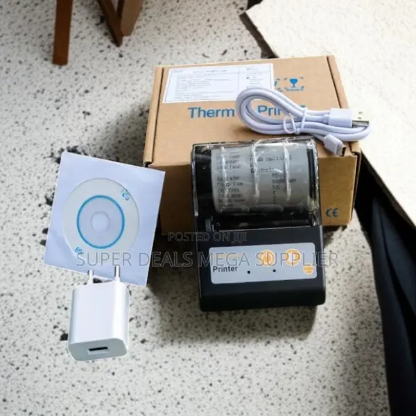 Compact 58mm Bluetooth Thermal Receipt Printer for Mobile Pos