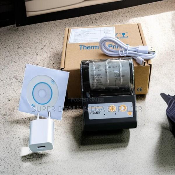 Mini Bluetooth 58mm Thermal Receipt Printer for Shops and Cafes