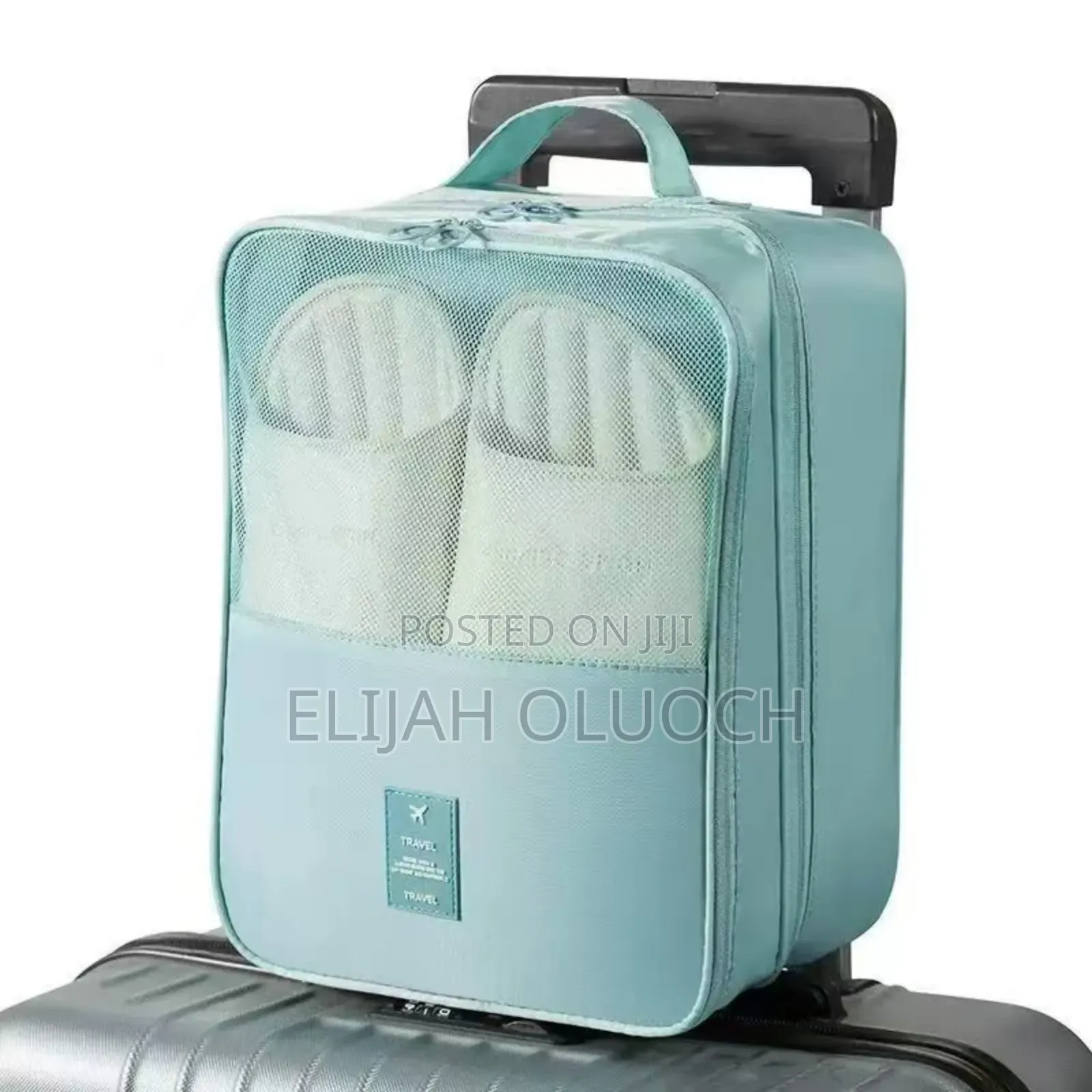 Waterproof Travel Bag Organizer Has 3 Zip, 3 Level Shoe Bag