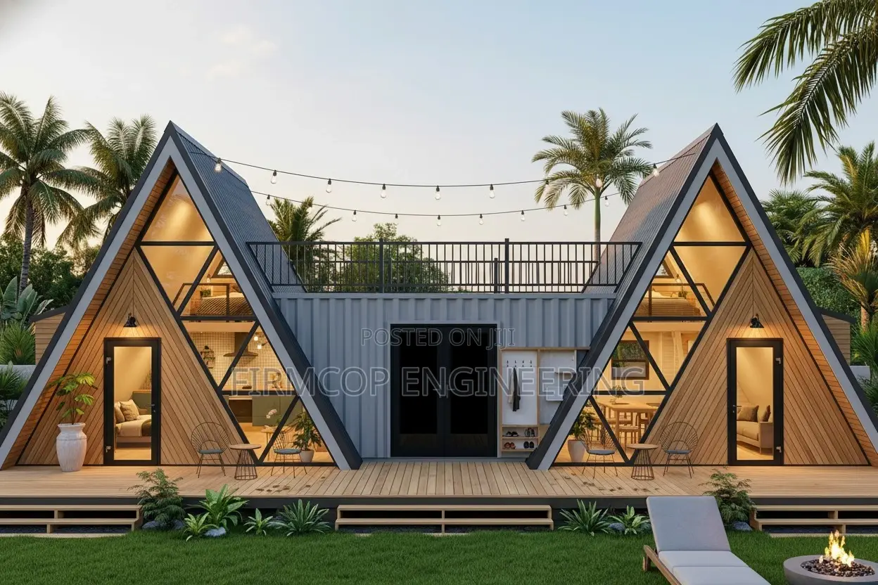 Dream House Unlocked-the a-Frame Meets Industrial Chic