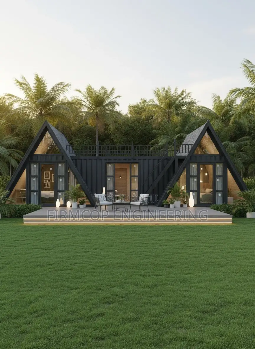 Dream House Unlocked-the a-Frame Meets Industrial Chic
