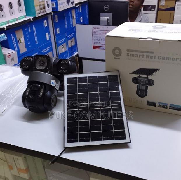 Triple Lens 4g Solar Ai Human Movements Detection PTZ Solar Camera