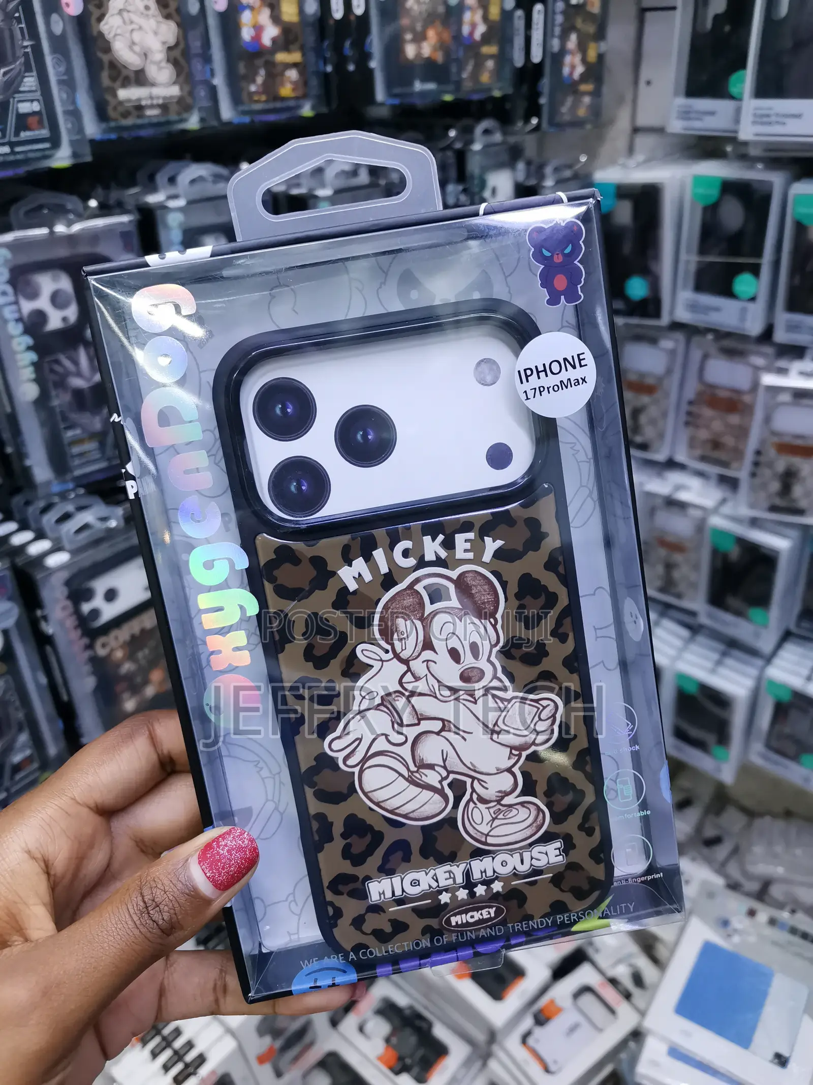 Popsica Disney Mickey Mouse iPhone 17 Pro Max Amored Hard Case