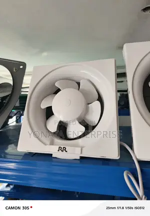12" PVC Square Exhaust Fan With Vents